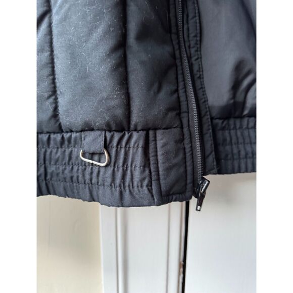 Vintage Powder Run Black Quilted Puffer Jacket – Women’s Size M - Picture 3 of 5